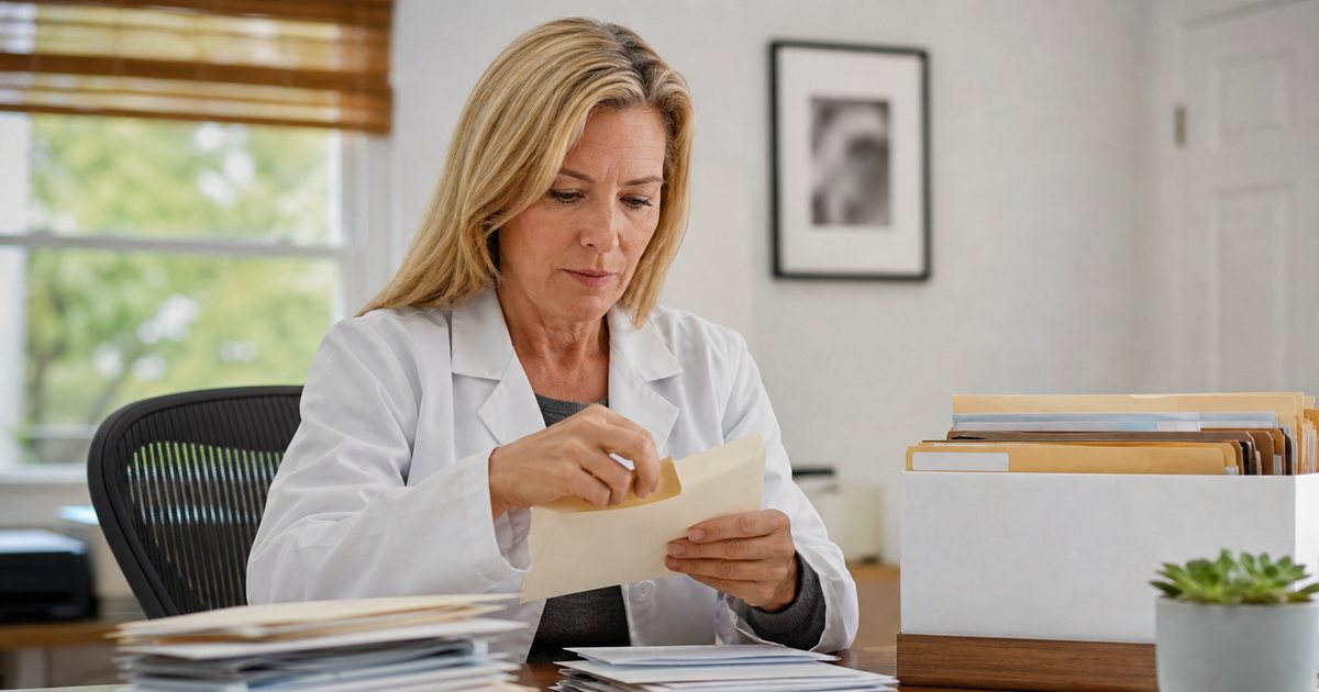 What should a licensed professional do when a board audit letter arrives asking for proof of continuing education?